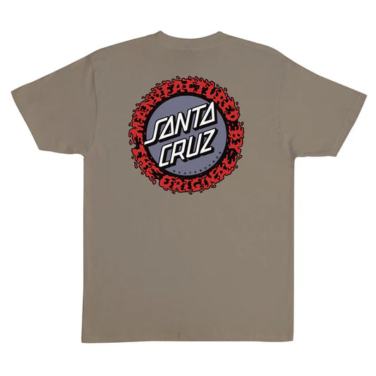Santa Cruz Splatter MFG Dot Prairie Dust Heavyweight S/s Shirt