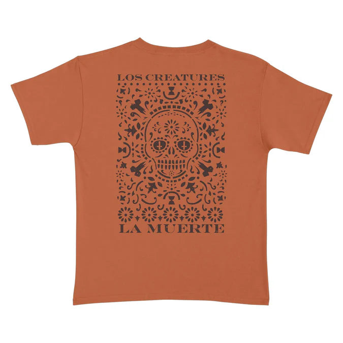 Creature La Muerta Relic Heavyweight Texas Orange S/s Shirt