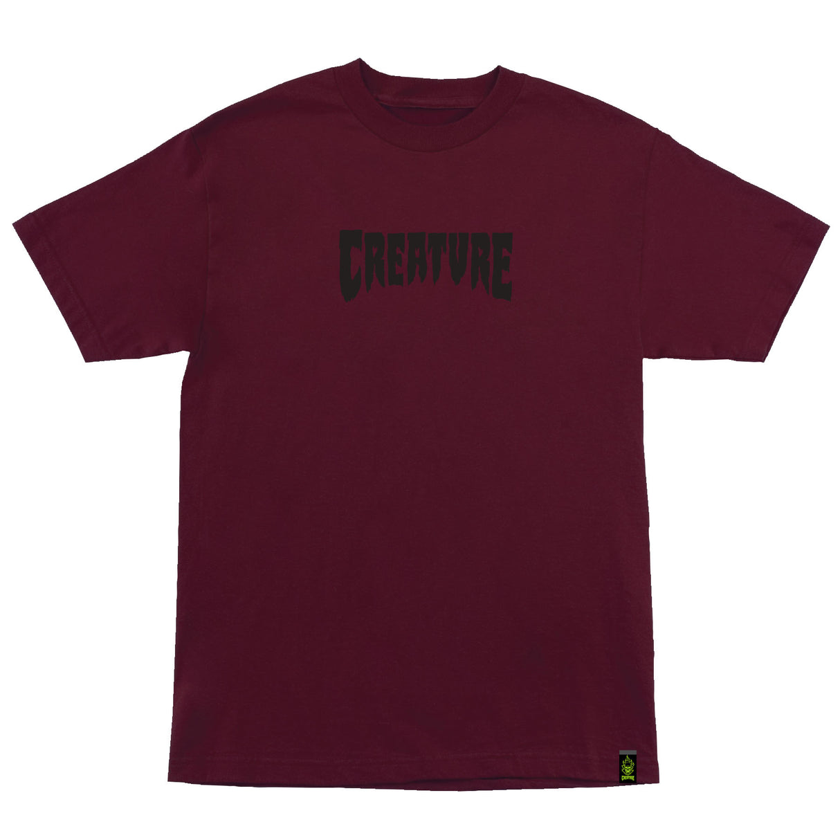 Creature Mono Maroon Black S/s Shirt