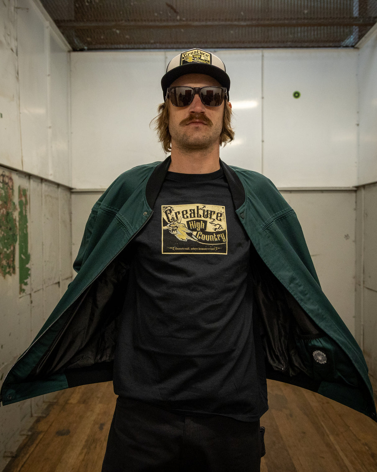 Creature High Country Black Heavyweight S/s Shirt