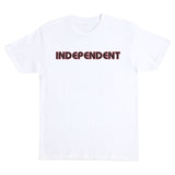 Independent Groundwork White S/s Shirt