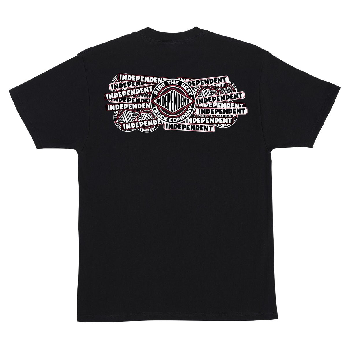 Independent Sticker Slap Black S/s Shirt