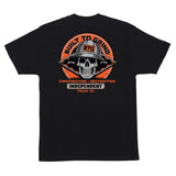 Independent Built To Grind Hard Head S/s Heavyweight Shirt Black