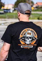 Independent Built To Grind Hard Head S/s Heavyweight Shirt Black