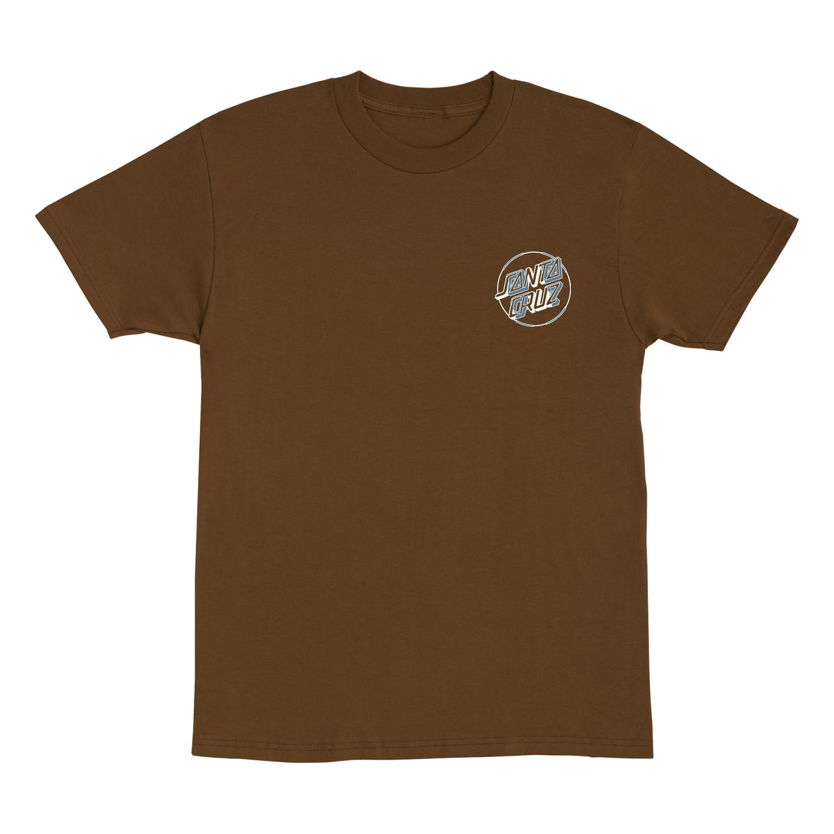 Santa Cruz Acid Cloud Dot Brown S/s Shirt