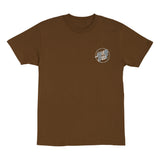 Santa Cruz Acid Cloud Dot Brown S/s Shirt