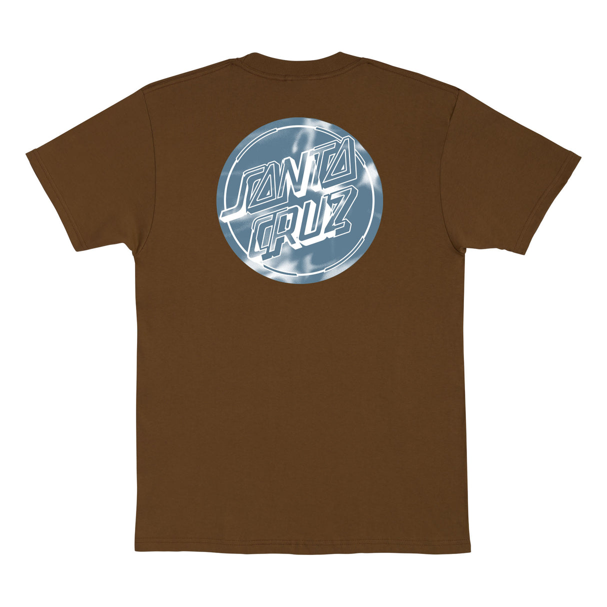 Santa Cruz Acid Cloud Dot Brown S/s Shirt