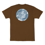 Santa Cruz Acid Cloud Dot Brown S/s Shirt