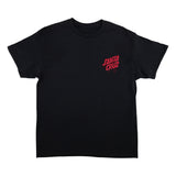 Santa Cruz Delfino Spotlight Dot S/s Heavyweight Shirt Black
