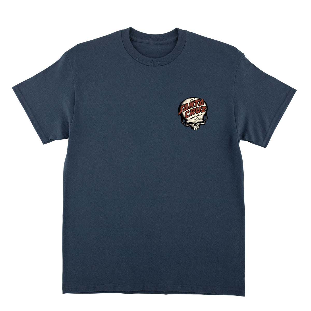 Santa Cruz O'Brien Screaming Reaper S/s Heavyweight Shirt Blue Dusk