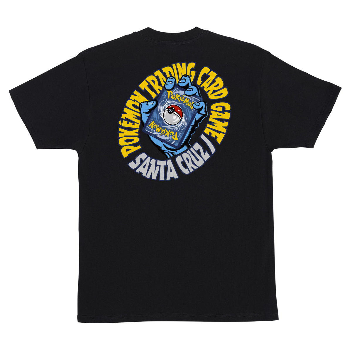 Santa Cruz x Pokémon TCG Hand S/S Heavyweight T-Shirt Black