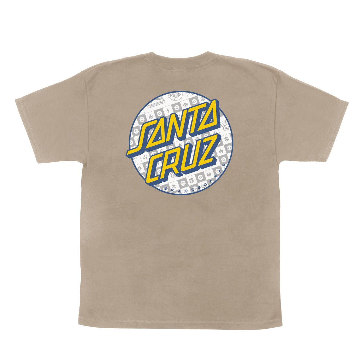 Santa Cruz x Pokémon Energy Dot S/S Midweight T-Shirt Sand Youth