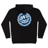 Santa Cruz Malba Crash Dot P/O Hooded Heavyweight Sweatshirt Black