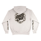 Santa Cruz Razor Dot Center Heavyweight Bone Hooded Sweatshirt