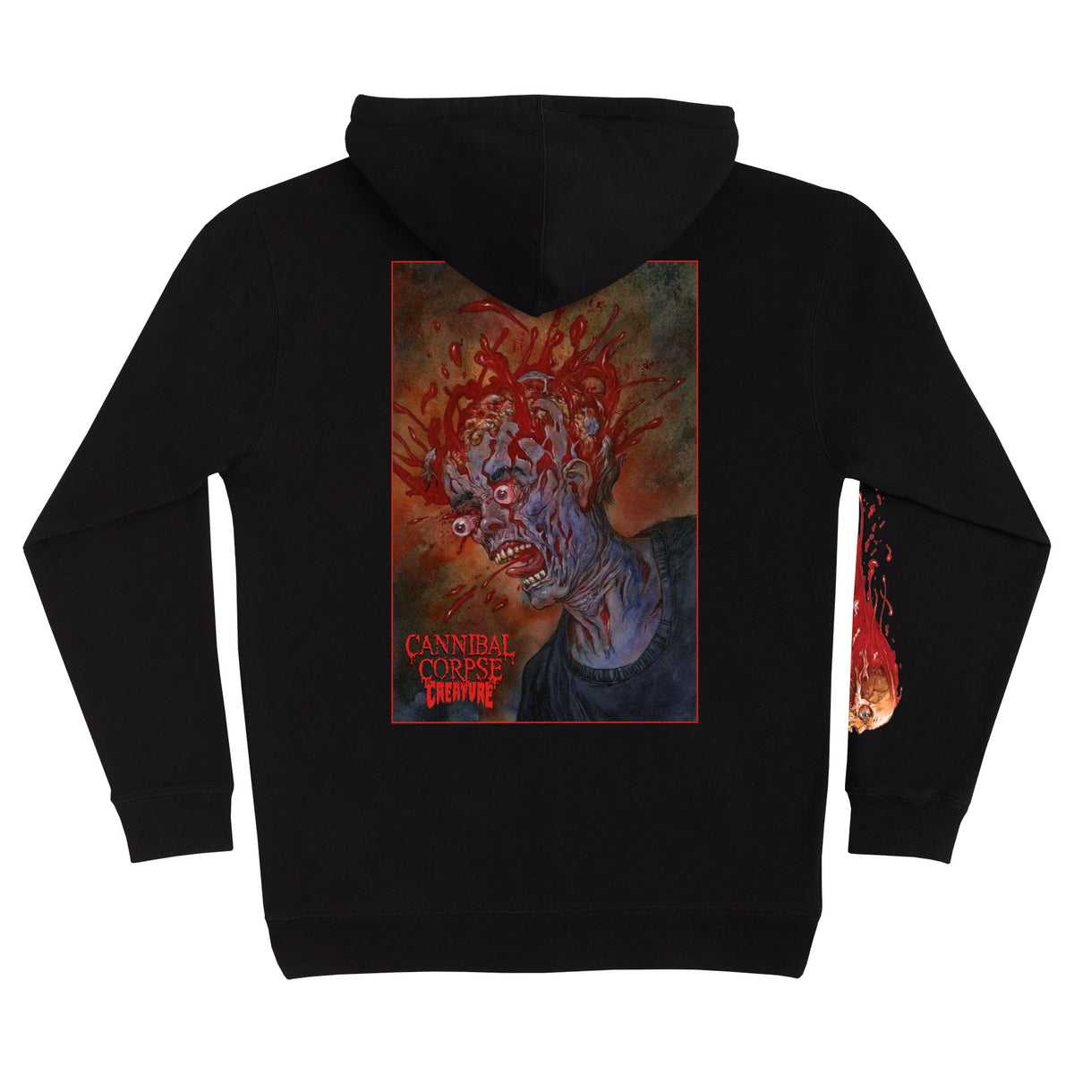 Creature Cannibal Corpse P/O Hooded Heavyweight Sweatshirt Black