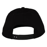Santa Cruz Label Black Snapback Hat