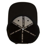 Santa Cruz Label Black Snapback Hat