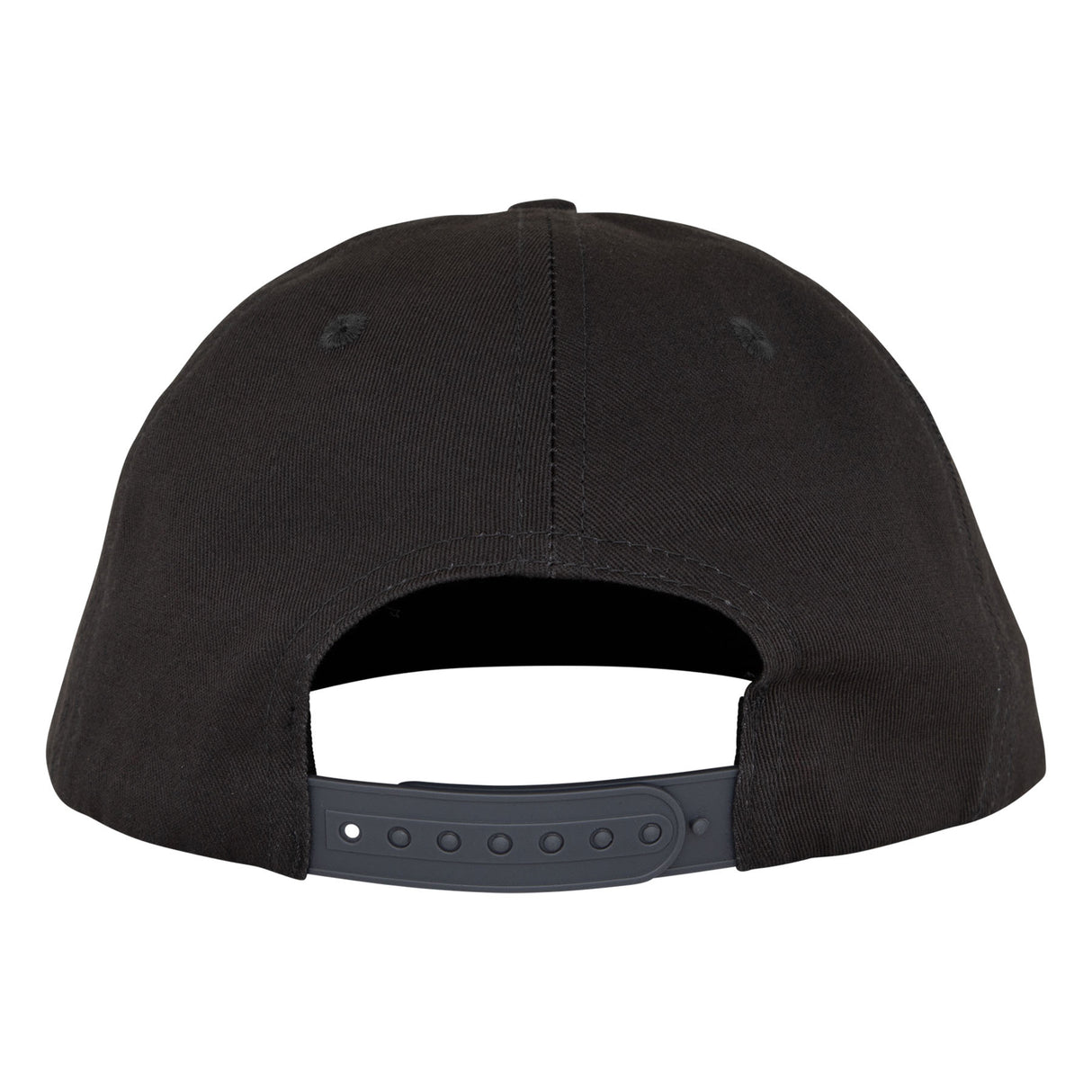 Santa Cruz Label Black Saddle Snapback Hat