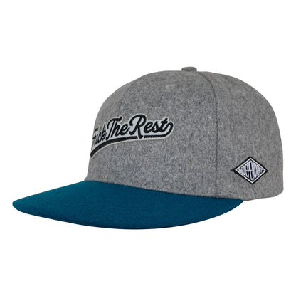 Independent FTR Team Structured Grey Navy Snapback Hat