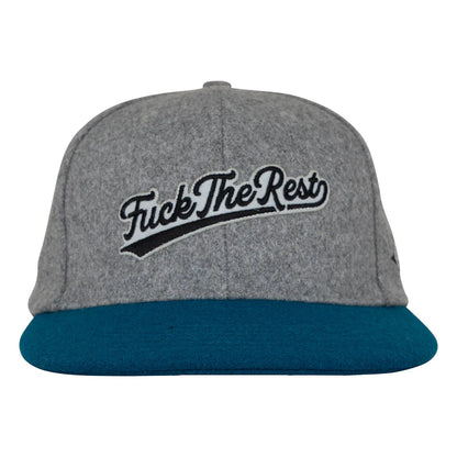 Independent FTR Team Structured Grey Navy Snapback Hat