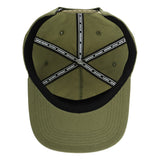 Independent Bar Logo Army Green Snapback Hat
