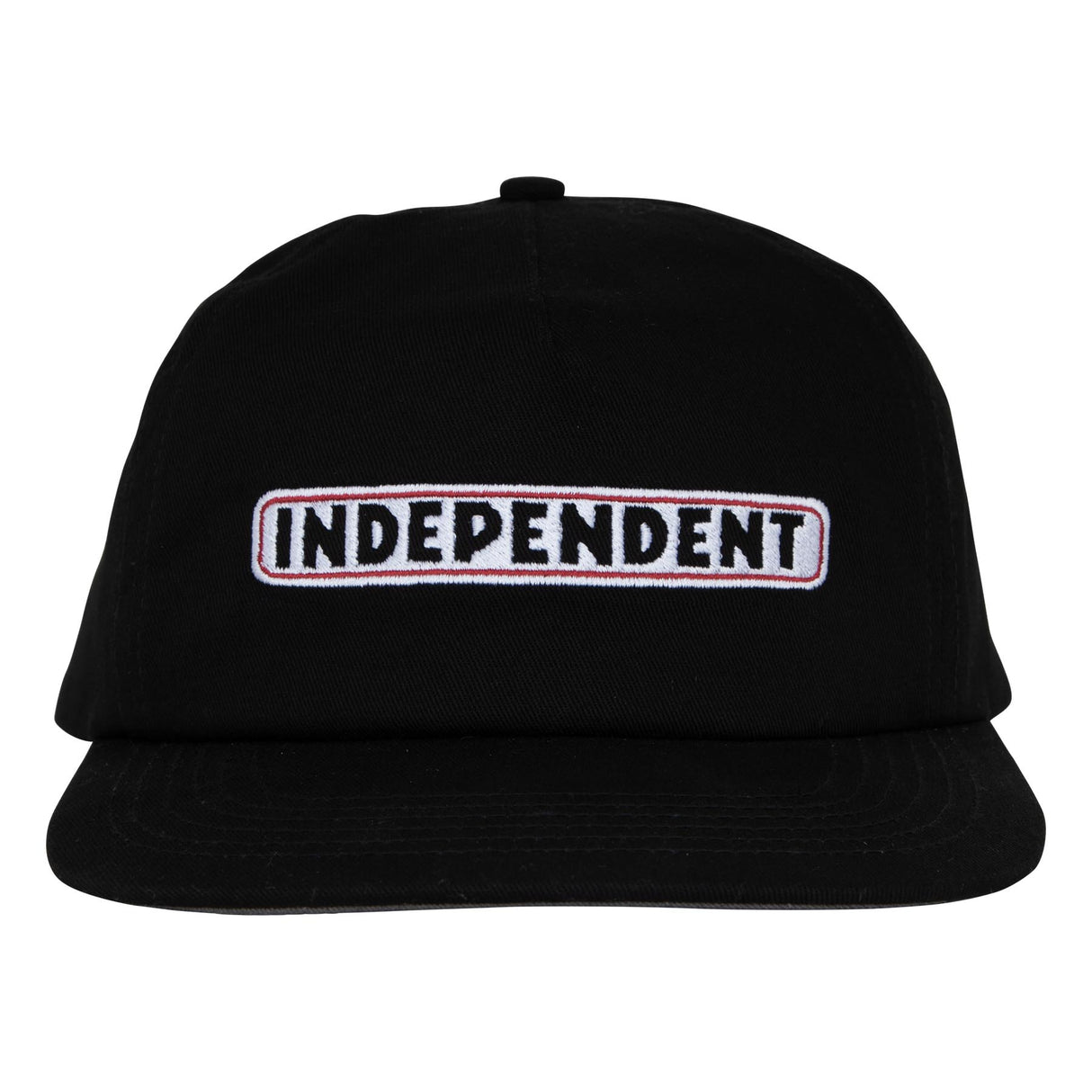 Independent Bar Logo Black Snapback Hat