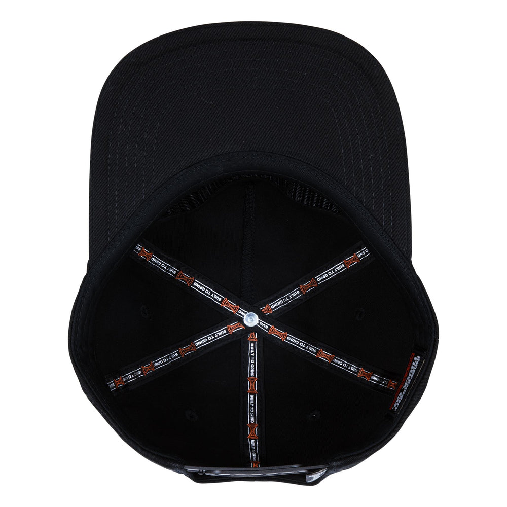 Independent Built To Grind Black Unstructured Snapback Hat