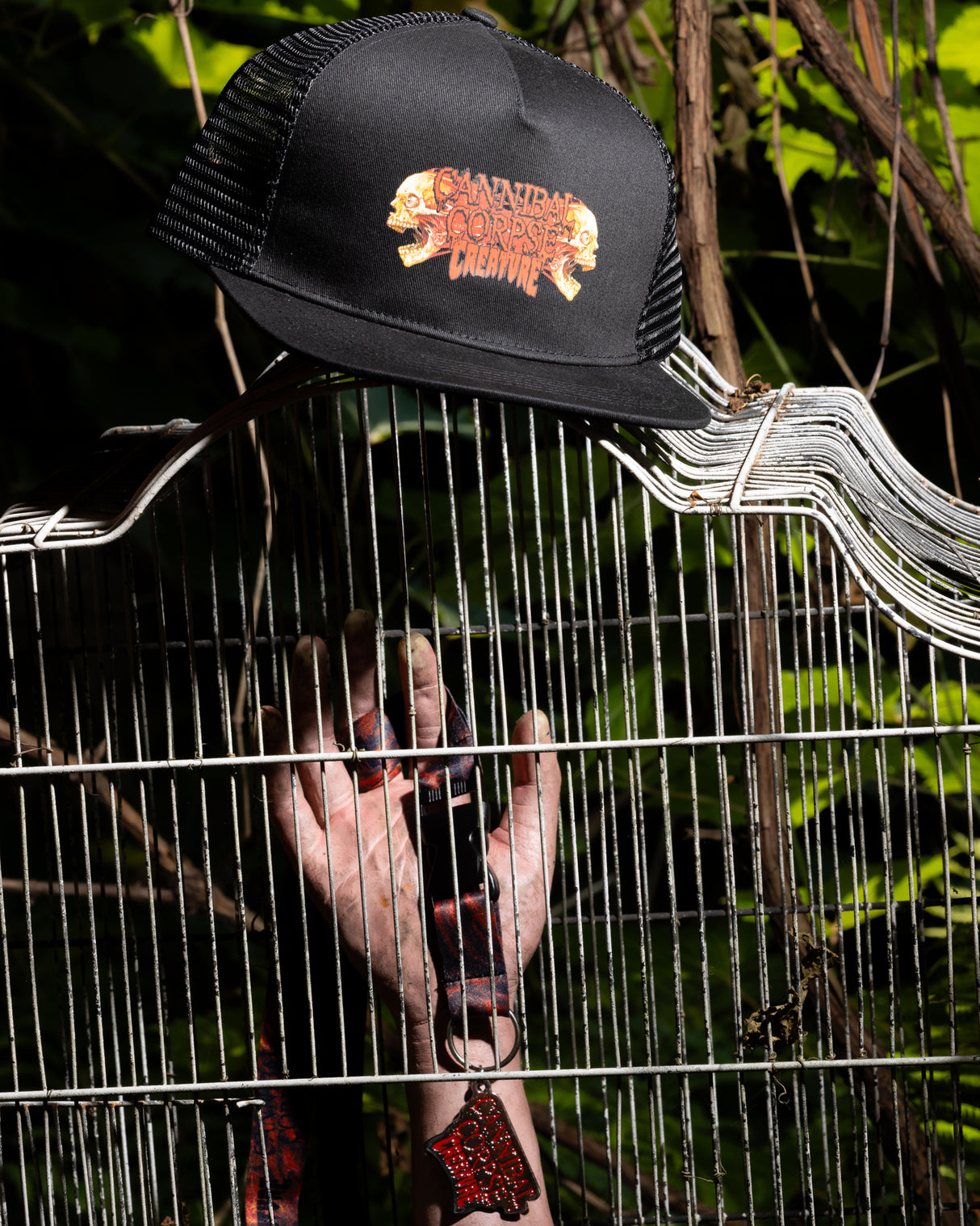 Creature Cannibal Corpse Black Snapback Hat
