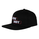 Independent Sticker Slap Black Snapback Hat