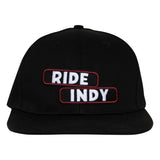 Independent Sticker Slap Black Snapback Hat
