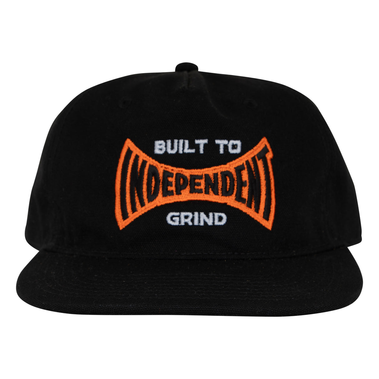 Independent Built To Grind Span Black Snapback Unstructured Hat