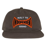Independent Built To Grind Span Walnut Snapback Unstructured Hat