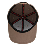 Santa Cruz Plasma Stacked Strip Snapback Structured Hat Khaki
