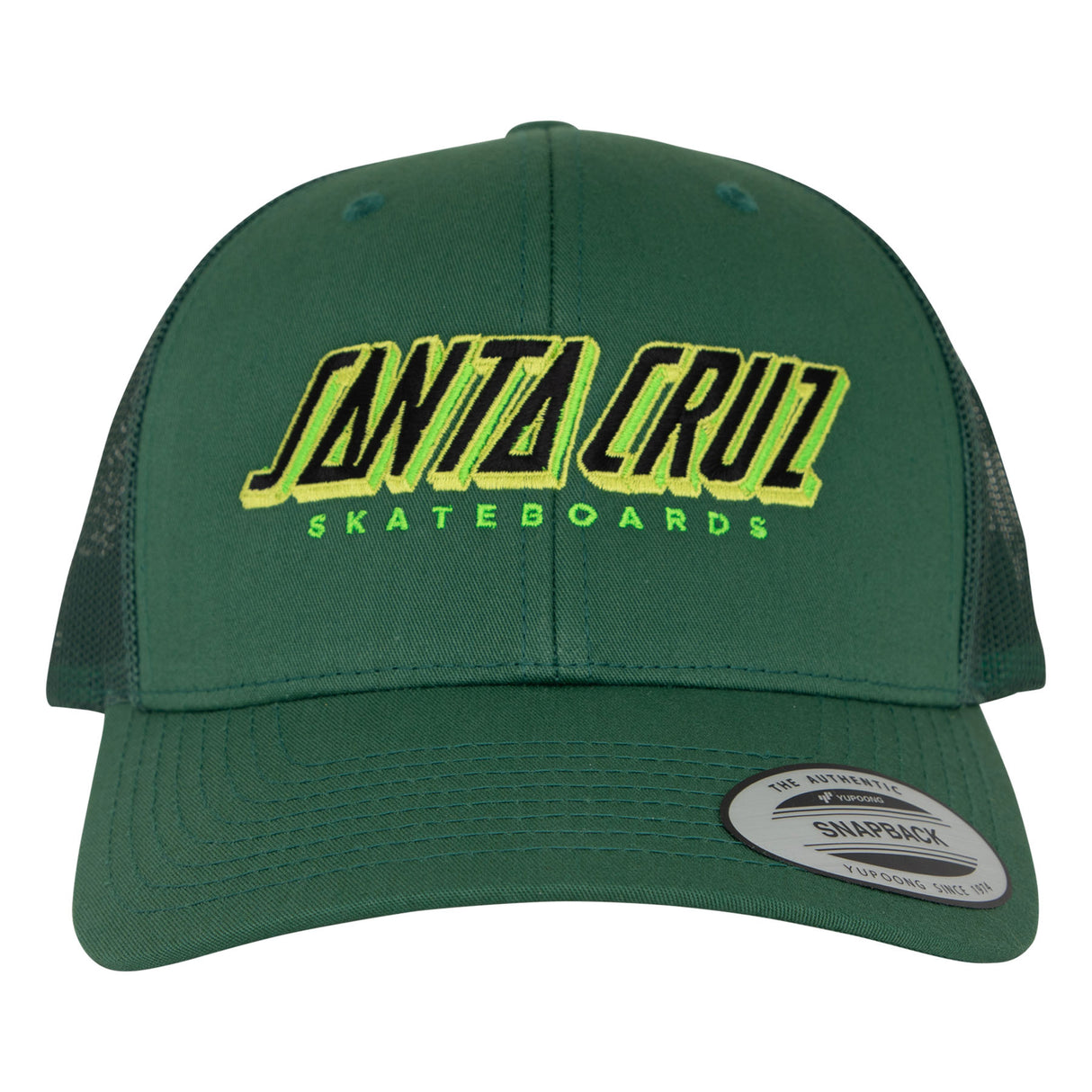 Santa Cruz Big Strip Evergreen Snapback Hat