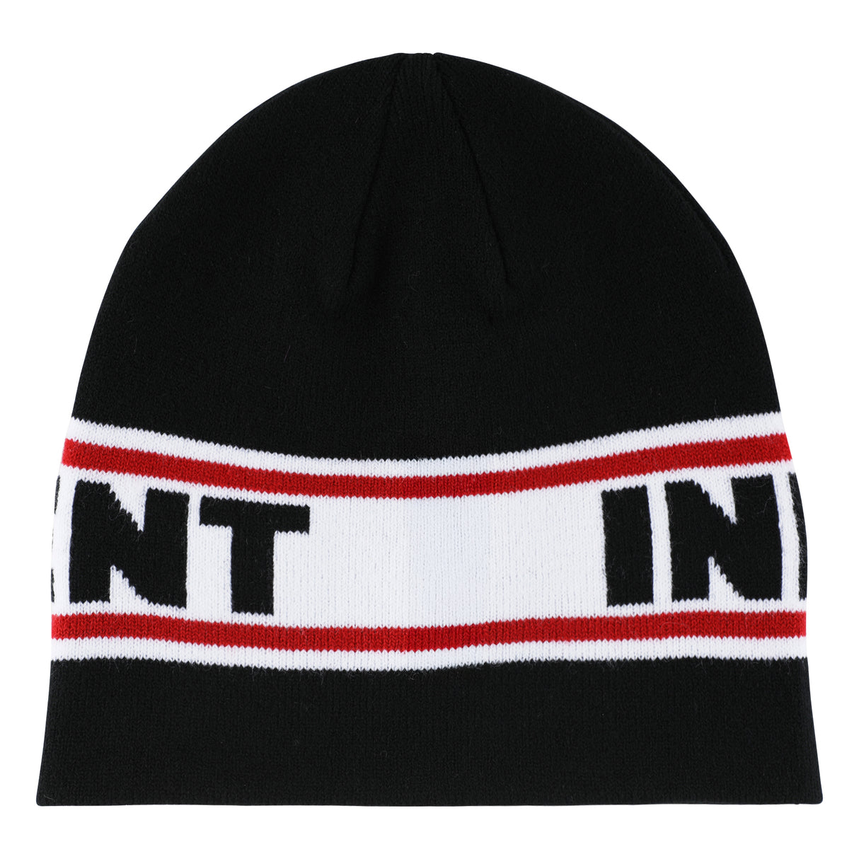 Independent Bar Logo Black Skull Cap Beanie