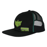Creature Gravette Hippie Skull 20th Black Snapback Unstructured Hat