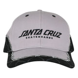 Santa Cruz Spot Snapback Structured Hat Grey Chain