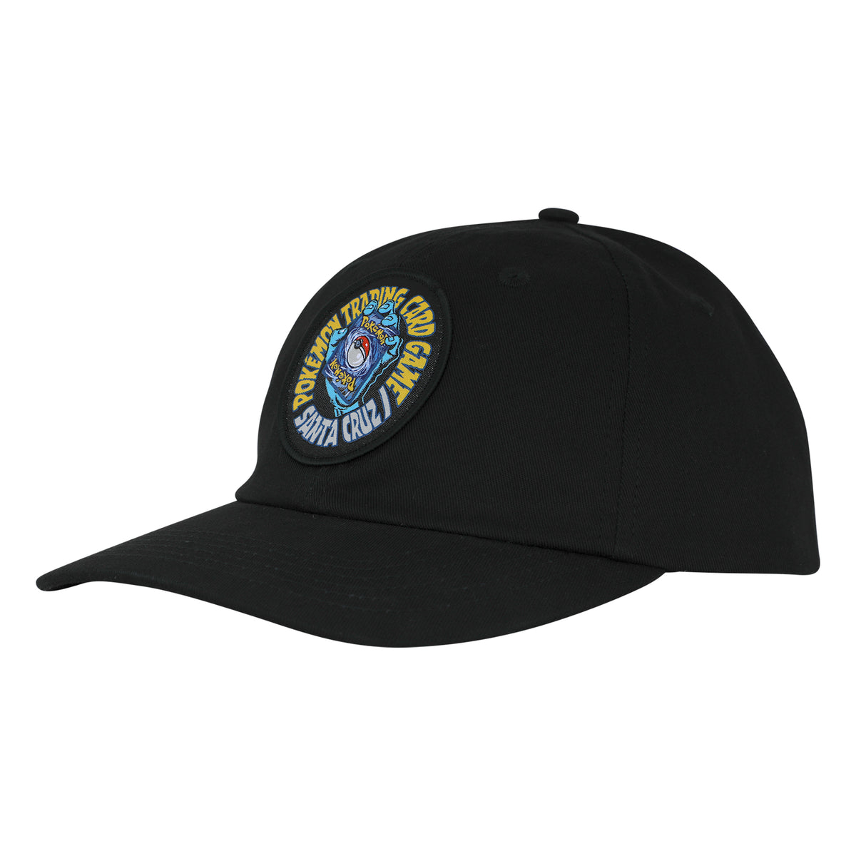 Santa Cruz x Pokémon TCG Hand Snapback Unstructured Hat Black