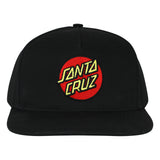 Santa Cruz Classic Dot Snapback Black Youth Hat
