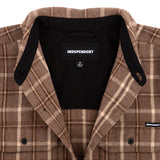 Independent Belmont L/s Flannel Top Brown/Tan