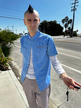 Independent Union Work Top Work Blue S/s Shirt