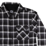 Santa Cruz Classic L/s Flannel Top Black Plaid