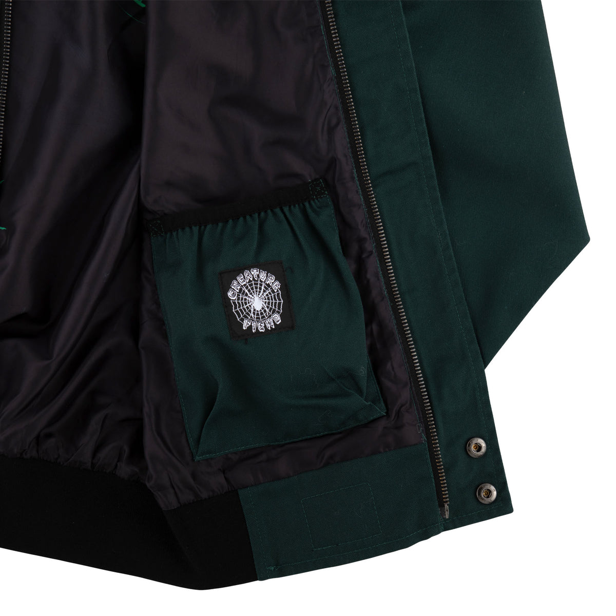 Creature Hesher Lightweight Bomber L/s Jacket Hunter Green
