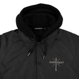 Independent Dressen Skull Rose Hooded Windbreaker L/s Jacket Black