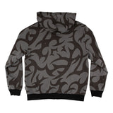 Santa Cruz Dressen Tribal Arch Reversible Zip Hooded Jacket Black