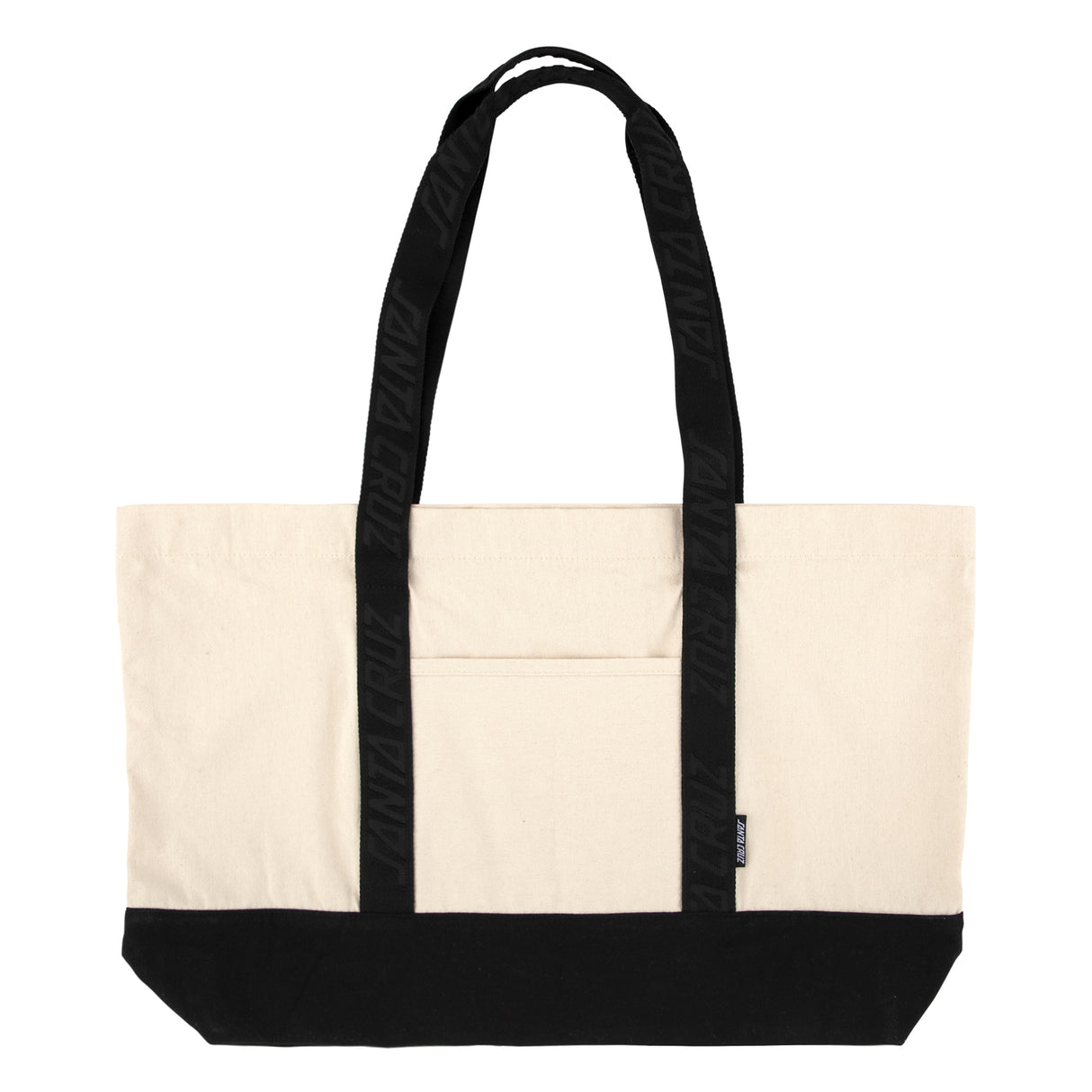 Santa Cruz Classic Dot Natural Black Tote Bag