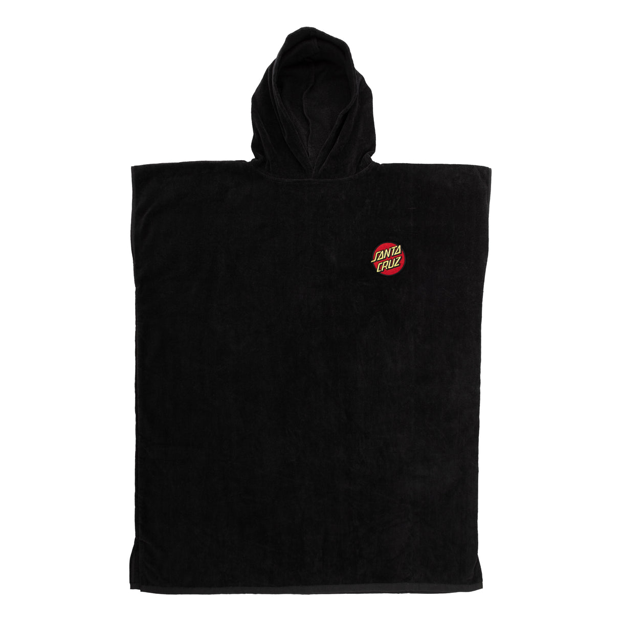 Santa Cruz Classic Dot Black Hooded Towel