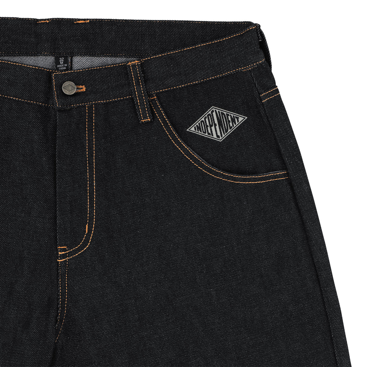 Independent Free On The Streets Dark Indigo Denim Shorts