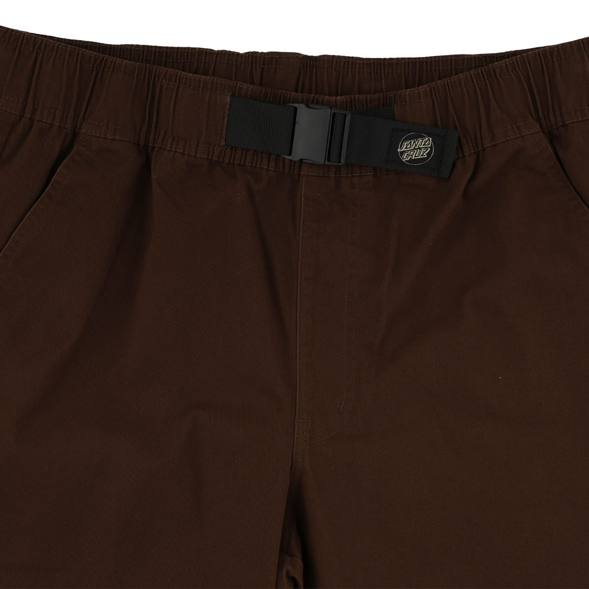 Santa Cruz Flex Elastic Waist Shorts Brown