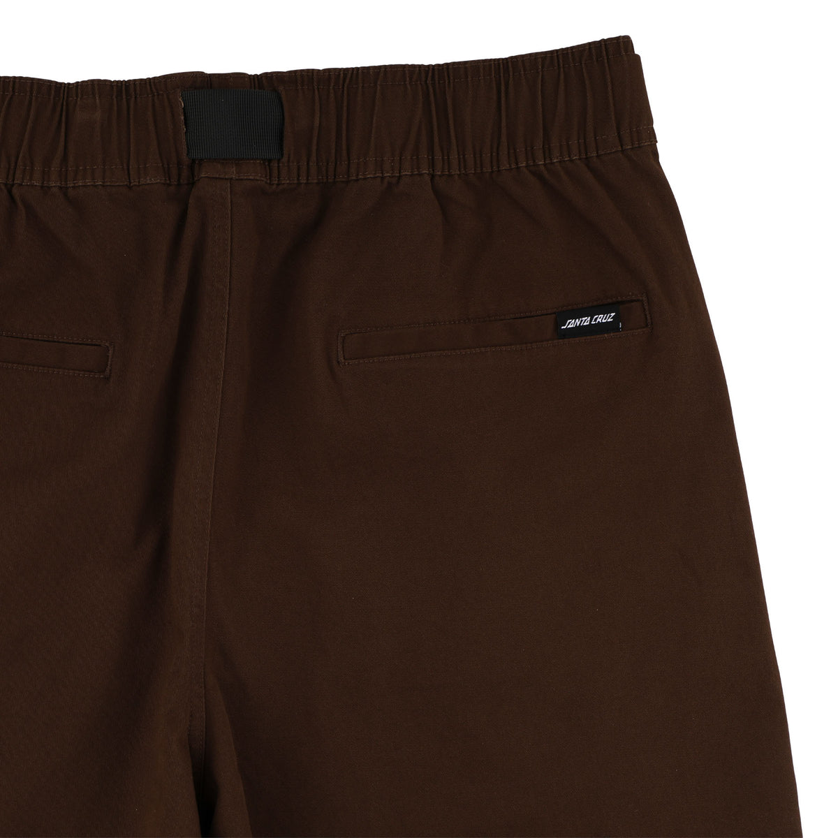 Santa Cruz Flex Elastic Waist Shorts Brown